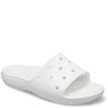 White - Front - Crocs Unisex Adult Classic Sliders