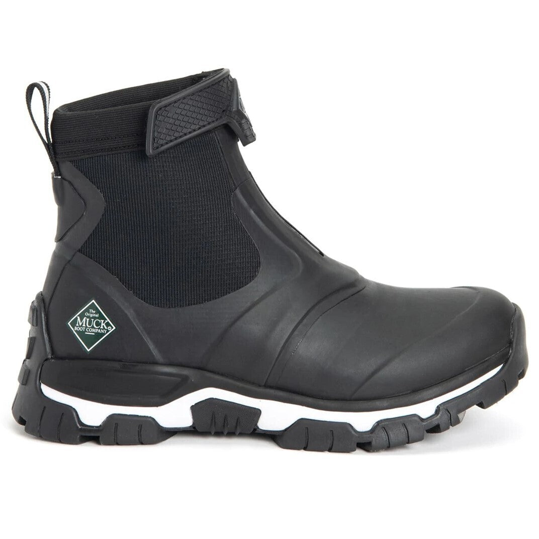 Black - Back - Muck Boots Womens-Ladies Apex Mid Wellington Boots