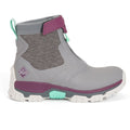 Grey - Back - Muck Boots Womens-Ladies Apex Mid Wellington Boots