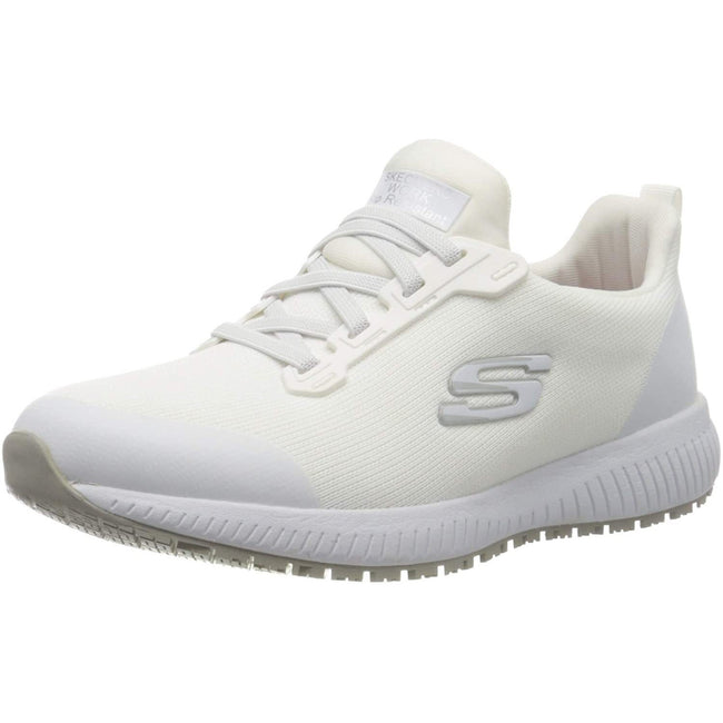 White - Front - Skechers Womens-Ladies Safety Shoes