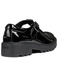 Black - Side - Geox Girls Casey Leather Mary Janes