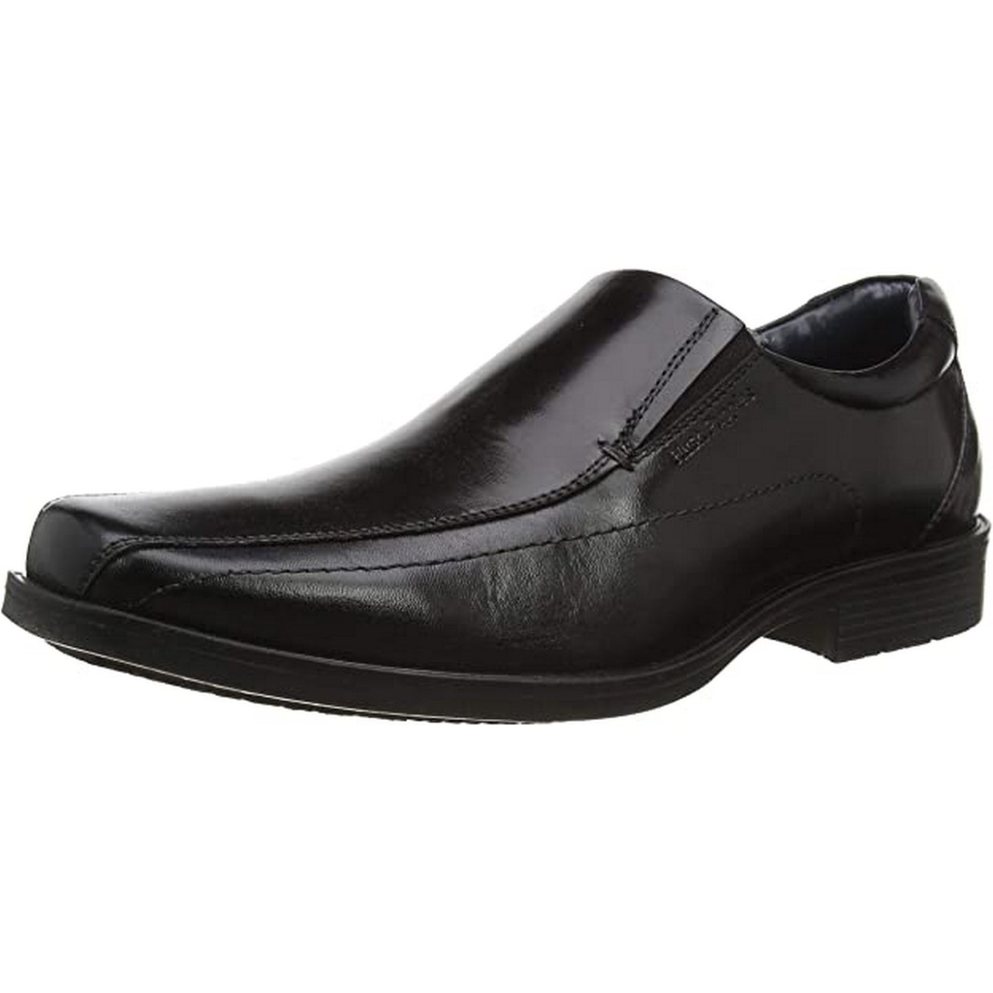 Black - Lifestyle - Hush Puppies Mens Brody Leather Shoes