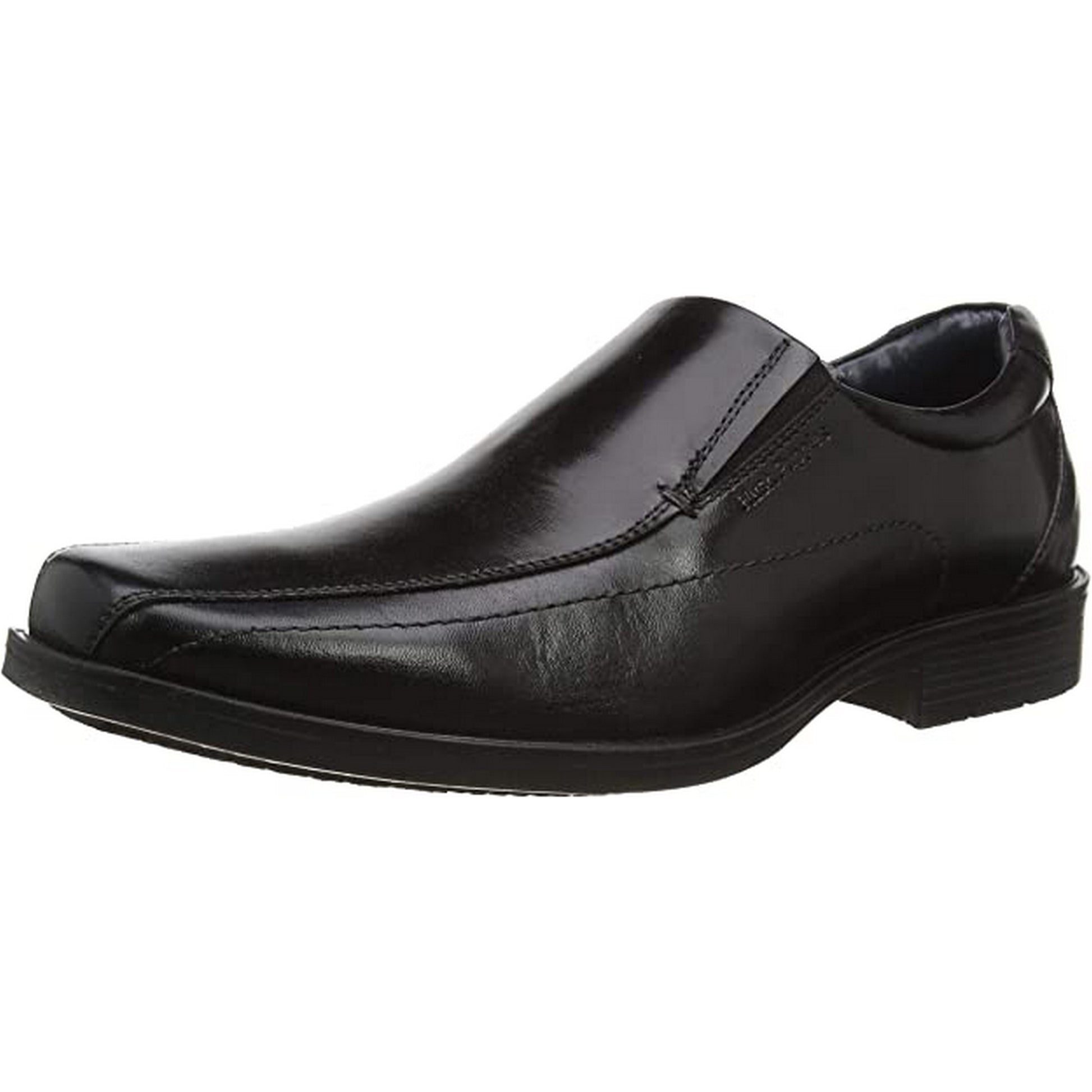 Black - Lifestyle - Hush Puppies Mens Brody Leather Shoes