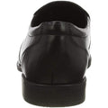 Black - Side - Hush Puppies Boys Ellis Leather Shoes