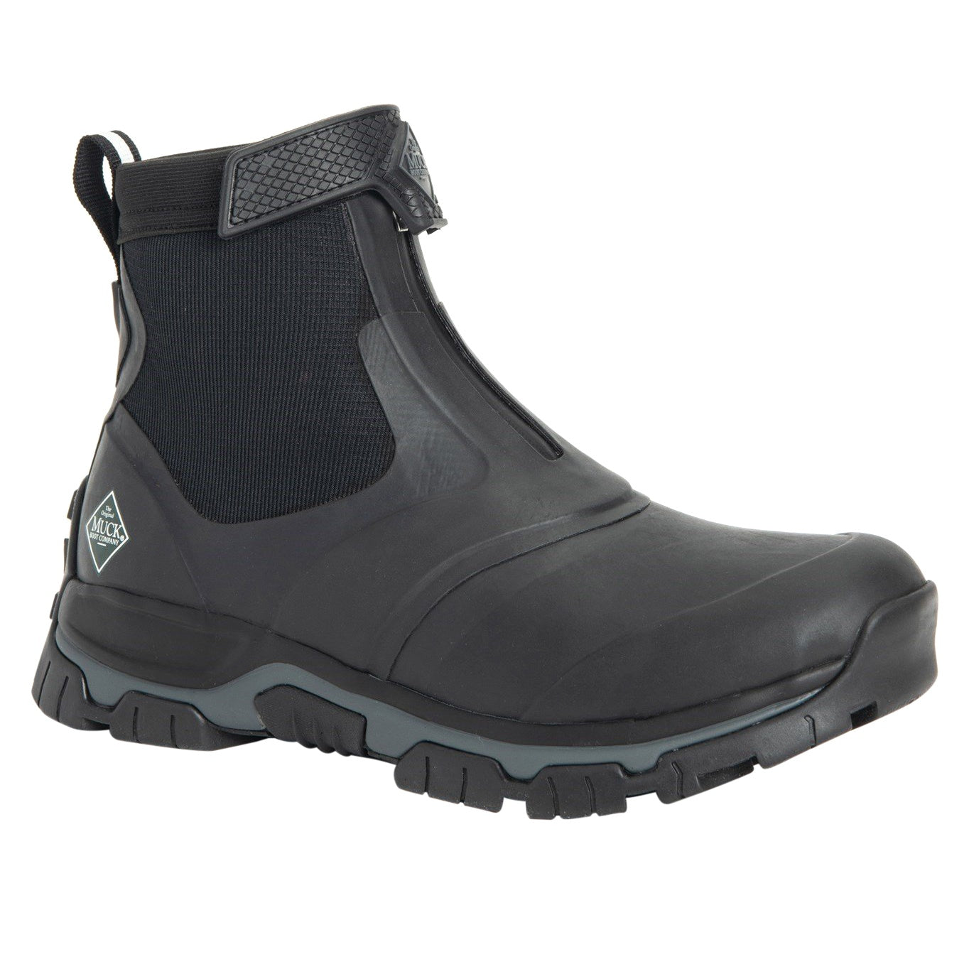 Black - Front - Muck Boots Mens Apex Mid Wellington Boots