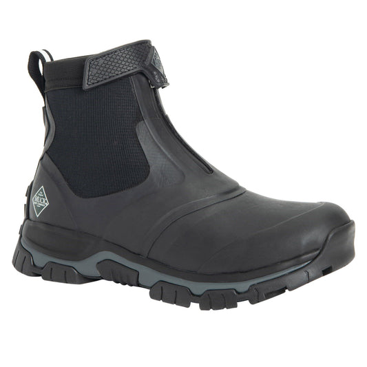 Black - Front - Muck Boots Mens Apex Mid Wellington Boots