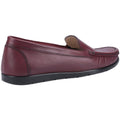 Wine - Lifestyle - Fleet & Foster Womens-Ladies Tiggy Leather Loafers