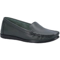 Green - Front - Fleet & Foster Womens-Ladies Tiggy Leather Loafers