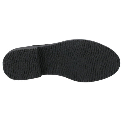 Black - Lifestyle - Hush Puppies Womens-Ladies Maddy Suede Ankle Boots