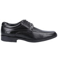 Black - Back - Hush Puppies Mens Brandon Leather Shoes