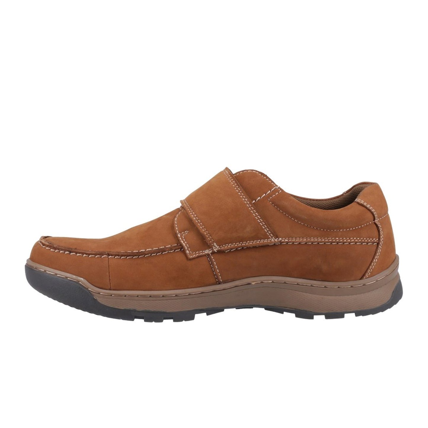 Tan - Lifestyle - Hush Puppies Mens Casper Leather Shoes