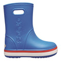 Blue-Orange - Back - Crocs Childrens-Kids Crocband Wellington Boots