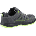 Grey-Green - Side - Centek Mens Suede Trainers