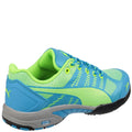 Blue-Lime Green - Back - Puma Mens Charge Low Safety Trainers