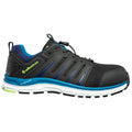 Black-Blue - Back - Albatros Mens Textile Safety Shoes