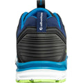 Black-Blue - Side - Albatros Mens Textile Safety Shoes
