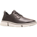 Black-Cream - Front - Hush Puppies Mens Bennet Leather Shoes