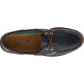 Navy - Pack Shot - Sperry Mens Gold Cup Authentic Original Leather Boat Shoes