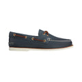 Navy - Back - Sperry Mens Gold Cup Authentic Original Leather Boat Shoes