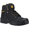 Black - Front - Caterpillar Mens Striver Mid S3 Leather Safety Boots
