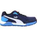 Blue - Back - Puma Safety Mens Airtwist Low S3 Leather Safety Trainers