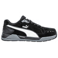 Black - Back - Puma Safety Mens Airtwist Low S3 Leather Safety Trainers