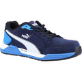 Blue - Front - Puma Safety Mens Airtwist Low S3 Leather Safety Trainers