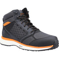 Black-Orange - Front - Timberland Pro Mens Reaxion Mid Composite Safety Boots