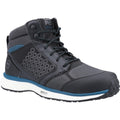 Black-Blue - Front - Timberland Pro Mens Reaxion Mid Composite Safety Boots