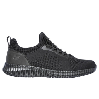 Black - Back - Skechers Mens Work Relaxed Fit Cessnock SR Shoes