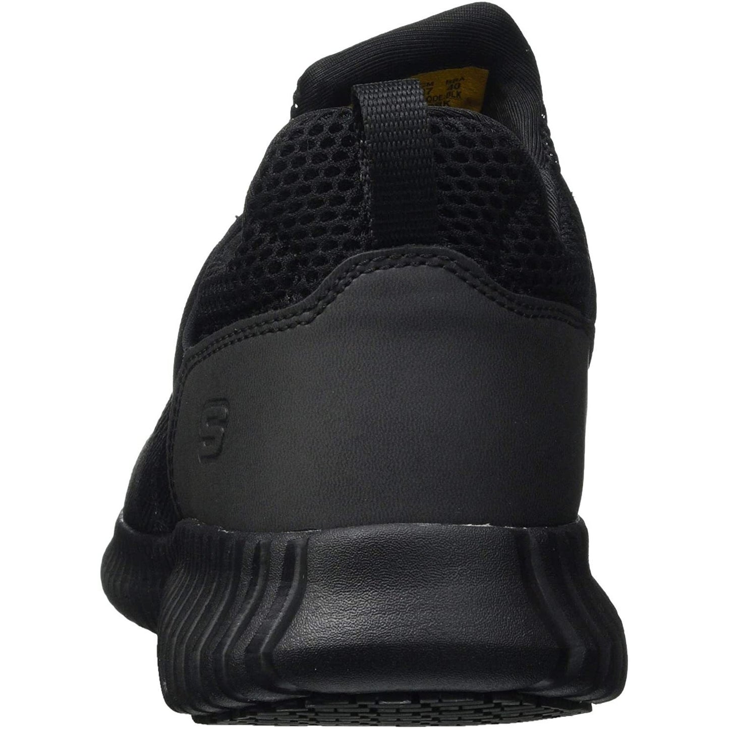 Black - Side - Skechers Mens Work Relaxed Fit Cessnock SR Shoes