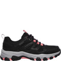 Black-Charcoal - Back - Skechers Womens-Ladies Selmen West Highland Leather Hiking Shoes