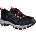 Black-Charcoal - Front - Skechers Womens-Ladies Selmen West Highland Leather Hiking Shoes