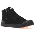 Black - Front - Rocket Dog Womens-Ladies Jazzin Hi 12A Cotton Canvas Shoes