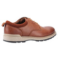 Tan - Side - Hush Puppies Mens Dylan Leather Shoes