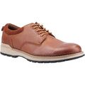 Tan - Front - Hush Puppies Mens Dylan Leather Shoes