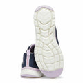Navy - Pack Shot - Skechers Womens-Ladies Flex Appeal 4.0 Active Flow Leather Trainers