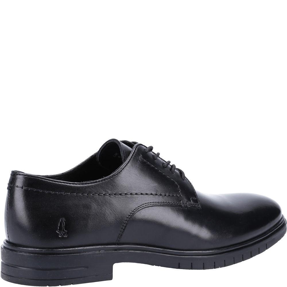 Black - Side - Hush Puppies Mens Sterling Leather Shoes
