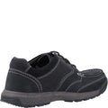 Black - Back - Hush Puppies Mens Dominic Suede Shoes