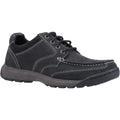 Black - Front - Hush Puppies Mens Dominic Suede Shoes
