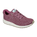 Raspberry - Front - Skechers Womens-Ladies Bobs Earth Trainers