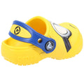 Yellow-Blue - Side - Crocs Childrens-Kids Fun Lab Minion Clogs