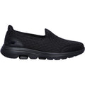 Black - Back - Skechers Girls Go Walk 5 Moving On School Shoes