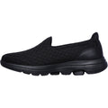 Black - Side - Skechers Girls Go Walk 5 Moving On School Shoes