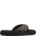 Black-Brown - Side - Rocket Dog Womens-Ladies Spotlight Tampa Flip Flops