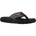 Black-Brown - Front - Rocket Dog Womens-Ladies Spotlight Tampa Flip Flops