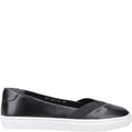 Black - Back - Hush Puppies Womens-Ladies Tiffany Leather Shoes