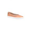 Tan - Front - Hush Puppies Womens-Ladies Tiffany Leather Shoes