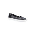 Black - Front - Hush Puppies Womens-Ladies Tiffany Leather Shoes