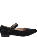 Black - Back - Hush Puppies Womens-Ladies Melissa Suede Mary Janes